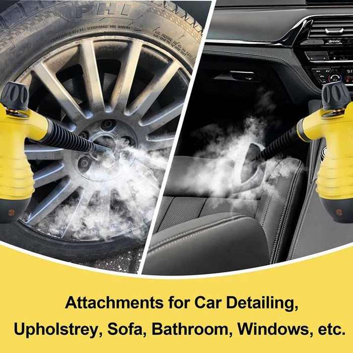 Custom Multi-Purpose Handheld Pressurized Steam Cleaner With 9 Piece Accessories for Stain Removal