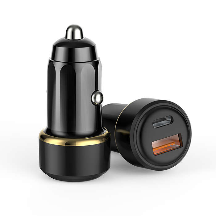 60W USB C Car Charger Adapter QC 3.0 PD Dual Port 30W Fast Charging OVP & SCP Protected Car Mobile P
