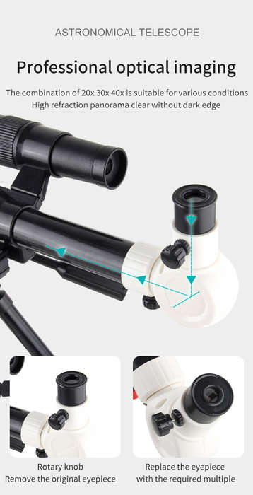 Children's Science Educational Toys Experimental Entry-level Astronomical Telescope Indoor and Outdo