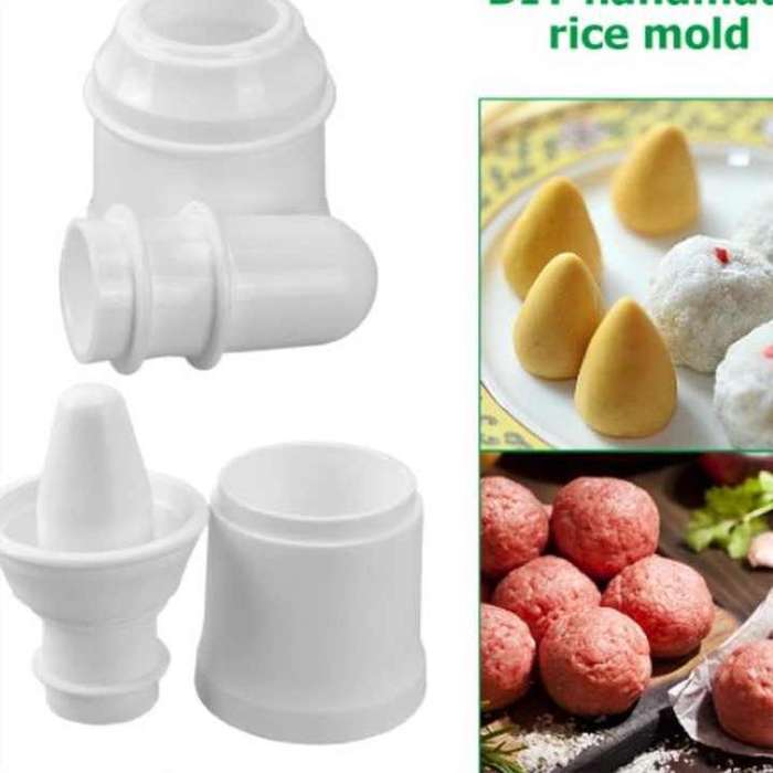 DIY Rice Ball Press Maker Kitchen Meat Balls Mold Reusable Sushi Tool Handmade Bento Mould