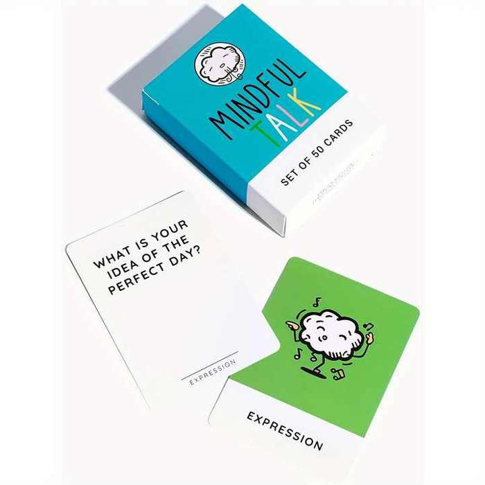 50-Card Mindful Greeting & Education Game for KIS Talk Training for Play & Learning