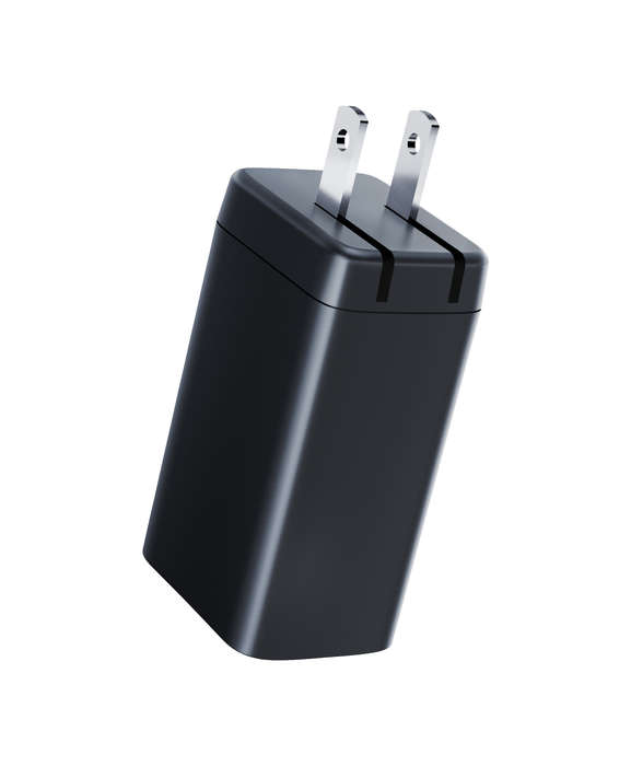 USB C Wall Charger 65W GaN Fast Charger PD3.0 USB C Power Adapter Foldable Dual USB C Wall Charger f