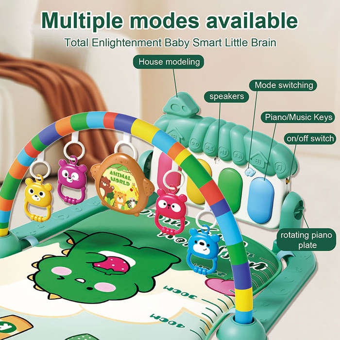 Multi-Functional Pedal Piano Mat Fitness Sleep Game Baby Piano Mat Music Early Education Interactive