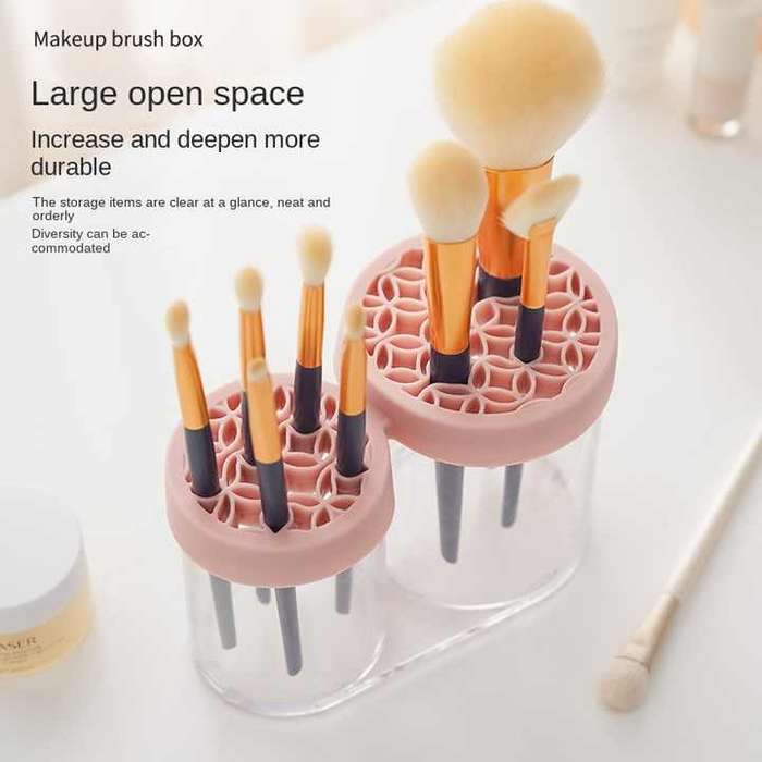Luxury Makeup Brush Cosmetics Organizer Containers Storage Box