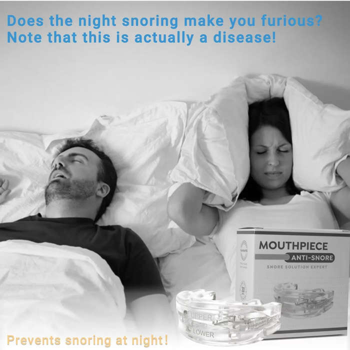 Anti Snoring Mouthpiece Adjustable Mouth Guard Effective Snore Solution for Men and Women Customizab