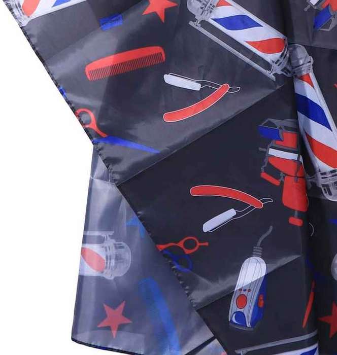 Professional Printed Polyester Hair Salon Stylist Hairdressing Barber Capes