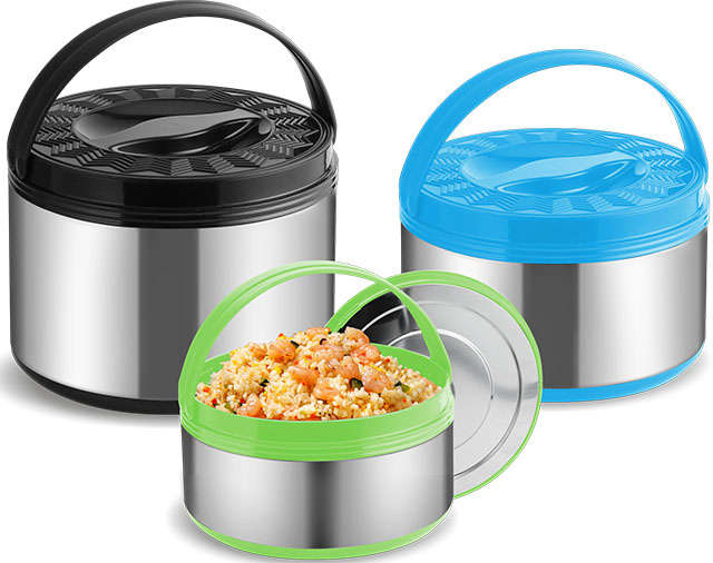 Thermos Food Warmer Container 3pcs Set2.5/5/8L