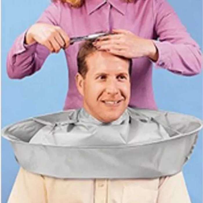 Creative DIY Hairdressing Apron Hair Cutting Cloth Barber Salon Apron Professional Waterproof Umbre