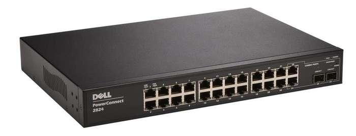 Dell PowerConnect 2824 24 Port 10/100/1000 Gbps Smart Switch