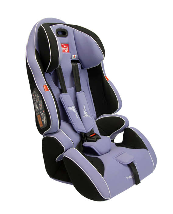 Fine Living Car Seat - Lilac/Black
