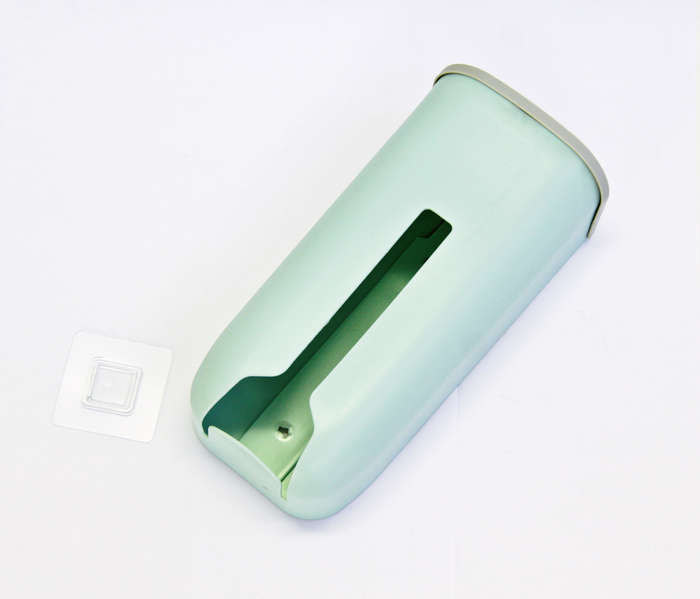 Smart plastic bag storage and dispenser - Mint