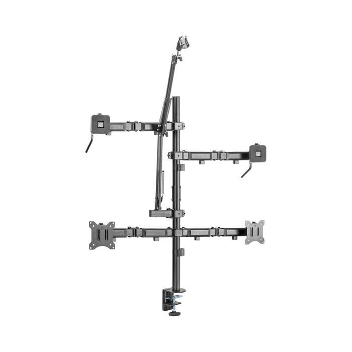 Linkqnet Mds10-2 17 - 32 Dual Monitor All-In-One Studio Setup Desktop Bracket