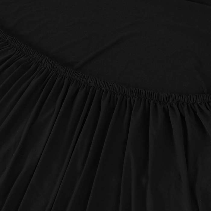 Fine Living L Shape Couch Cover -  Black