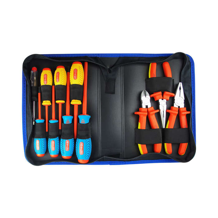 Sprotek Stk-9632 11-Piece Electrical Screwdriver And Pliers Set
