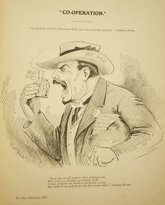 Political Cartoons (1907) - Early Johannesburg Publication