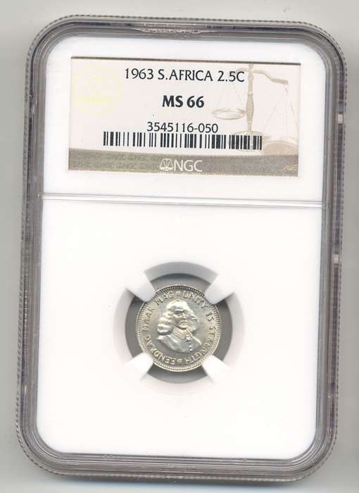 1963 *** 2.5C *** MS66 *** Bargain coin, high grade