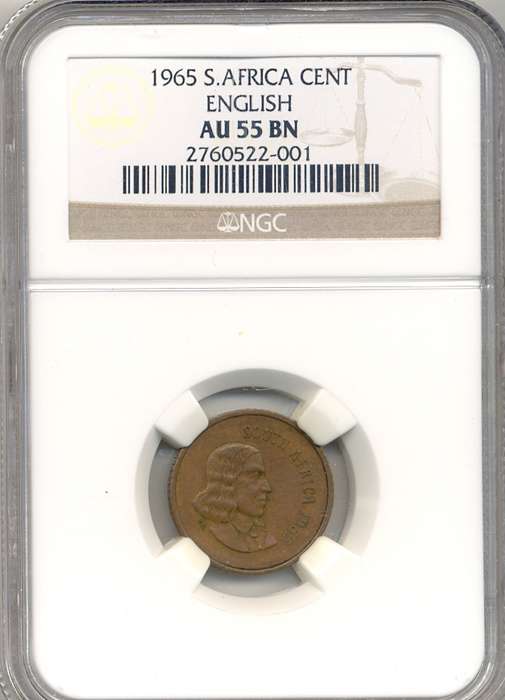 1965 *** 1C *** AU55BN *** Crazy R1 auction