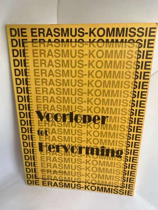 Die Erasmus-Kommissie: Voorloper Tot Hervorming - Rudolf Eradmus