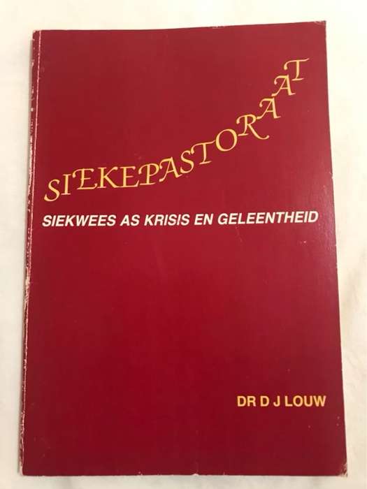 Siekepastoraat, Siekwees as krisis en geleentheid - D.J.Louw