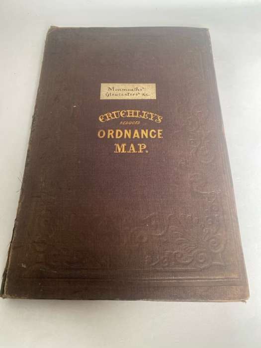 Cruchleys Reduced Ordnance Map - Cruchley