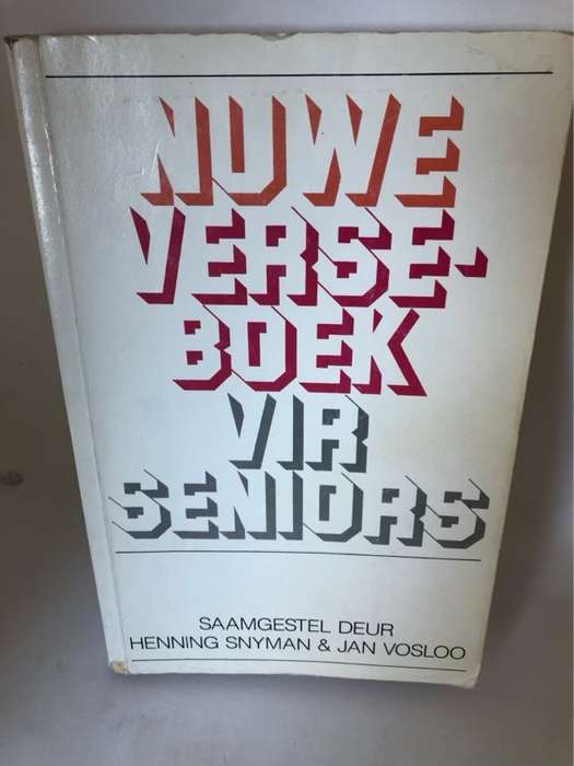 Nuwe verseboek vir seniors - Henning Snyman en Jan Vosloo Ed.