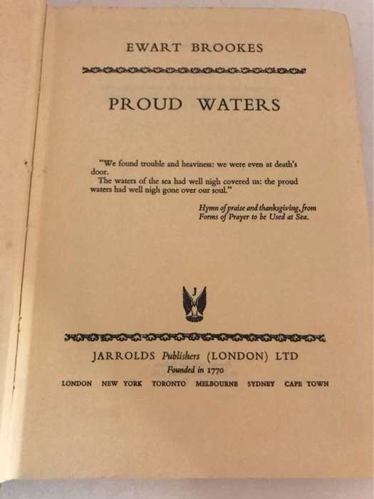 Proud Waters - Ewart Brookes