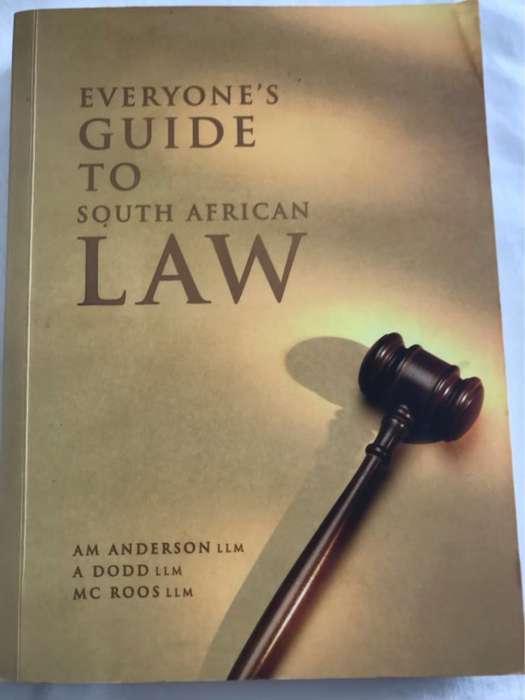 Everyone's guide to South African law - A. M. Anderson