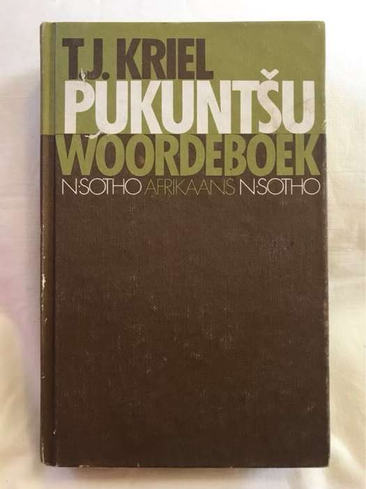 Pukuntso WoordeboekNoord-Sotho:Afrikaans - T.J.Kriel