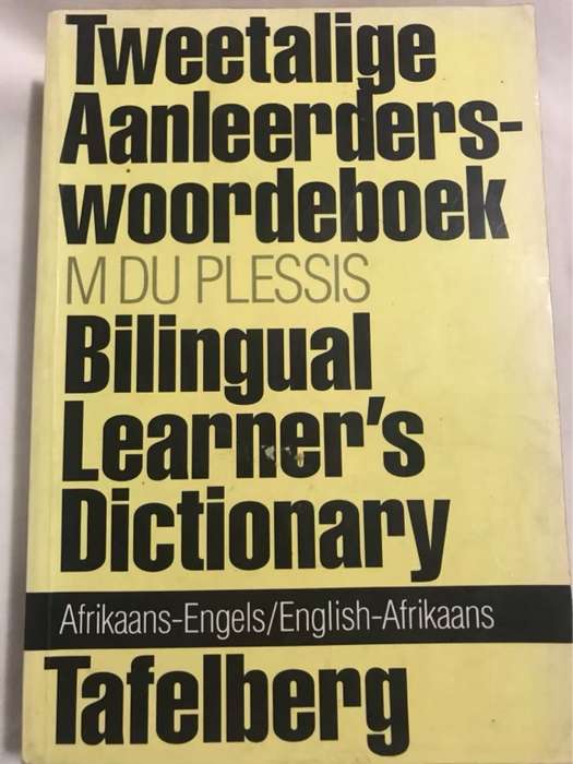 Bilingual Learner's Dictionary, Bilingual learners dictionary - Madaleine du Plessis