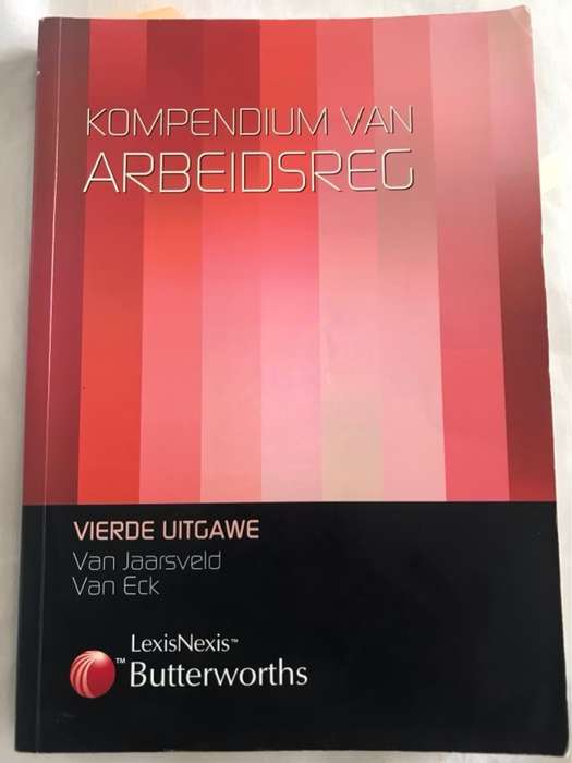 Kompendium van arbeidsreg - S. R. Van Jaarsveld