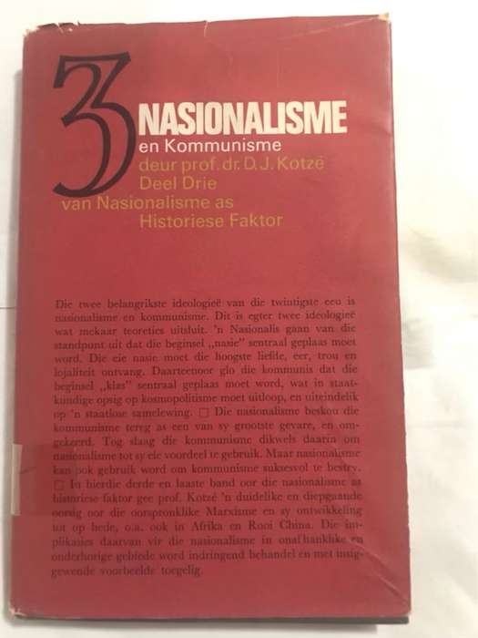 Nasionalisme en Kommunisme, Deel 3 - Dr.D.J.Kotze