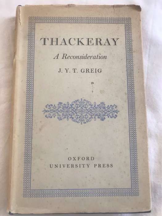 Thackeray - J.Y.T.Greig