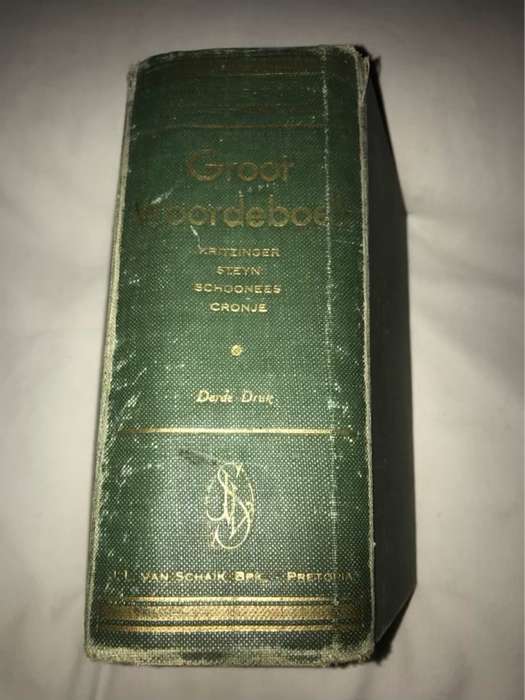 Groot Woordeboek, Afrikaans-Engels - M.S.B.Kritzinger en ander