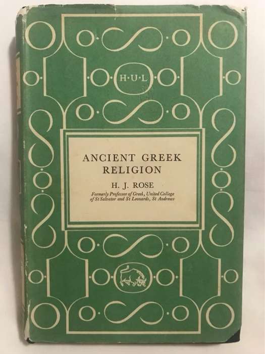 Ancient Greek Religion - H.J.Rose