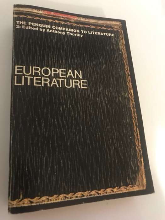European Literature - Anthony Thorlby