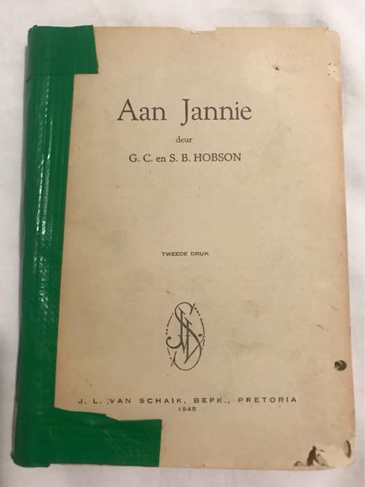 Aan Jannie - G.C.en S.B.Hobson