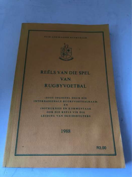 Reels van die Spel van Rugbyvoetbal1988 - Internasionale Rugbyvoetbalraad