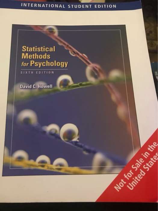 Statistical Methods for Psychology - David C. Howell