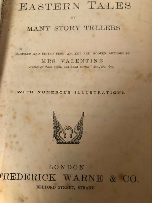 Eastern Tales, By many story tellers - Mrs.Valentine Ed.