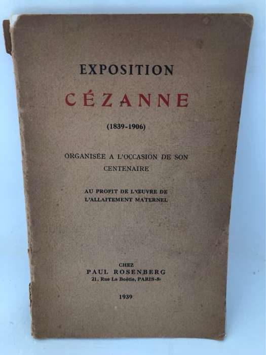 Exposition Cezanne1839-1906 - Tabarant(Introduction)