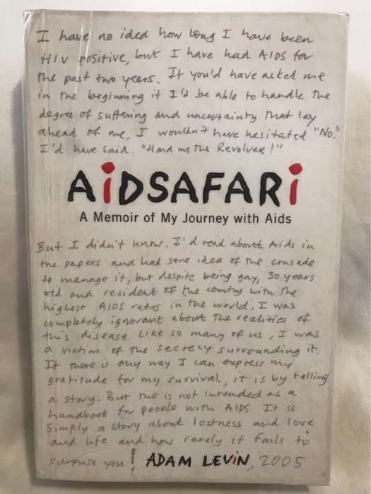 Aidsafari, a memoir of my journey with AIDS - Adam Levin