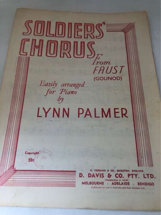 Soldier's Chorusfrom Faust - Lynn Palmer