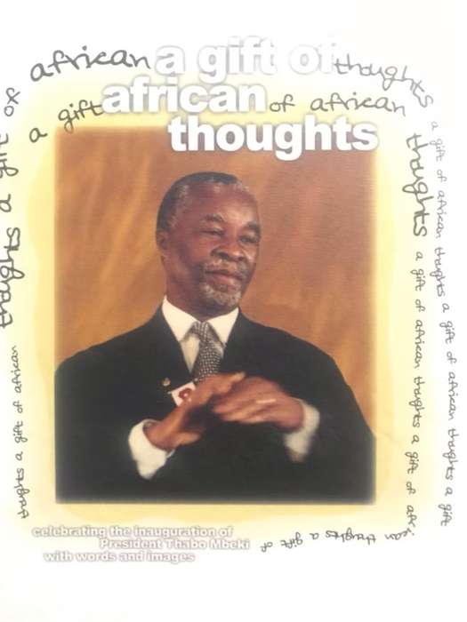 A Gift Of African Thoughts - Government Publication