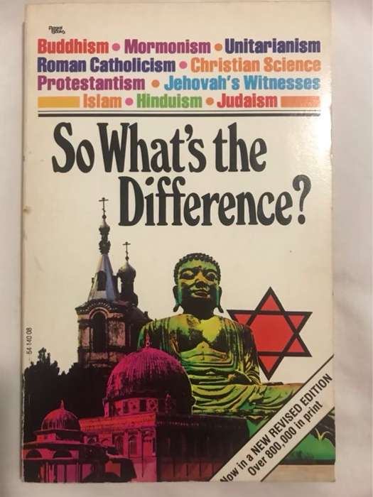 So Whats the Difference? - Fritz Ridenour