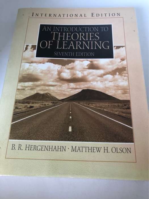 An Introduction to Theories of Learning - B. R. Hergenhahn, Matthew H. Olson