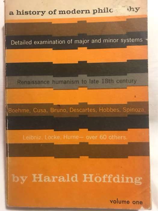 A History of Modern Philosophy - Harald Hoffding