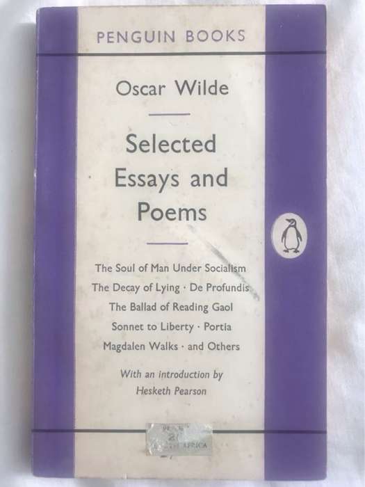 Selected Essays and Poems - Oscar Wilde