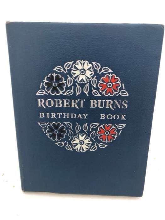 Birthday Book - Robert Burns