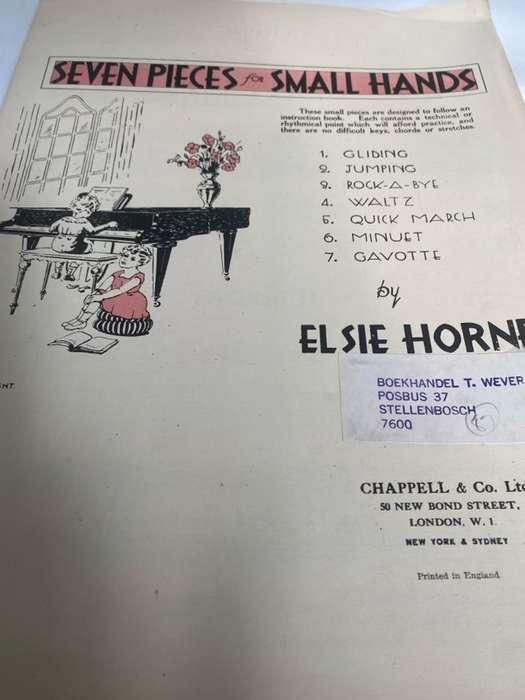 Seven Pieces For Small Hands - Elsie Horne