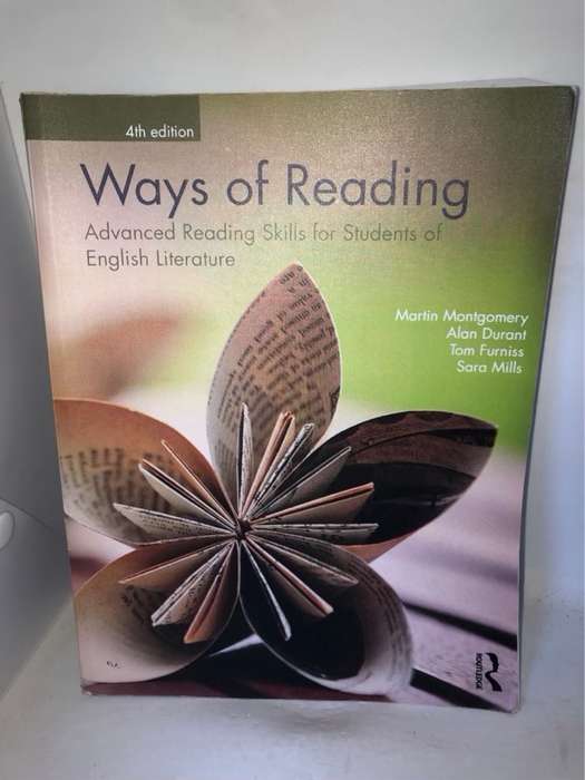 Ways of Reading - Martin Montgomery,Alan Durant,Tom Furniss